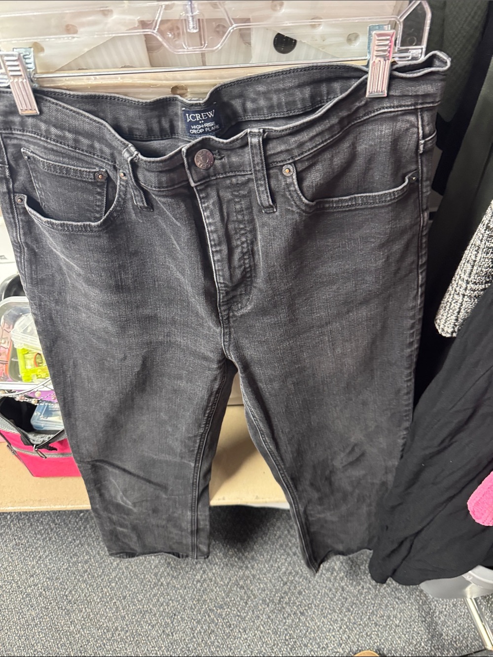 J. Crew factory high rise crop flare jeans size 31 // 092922